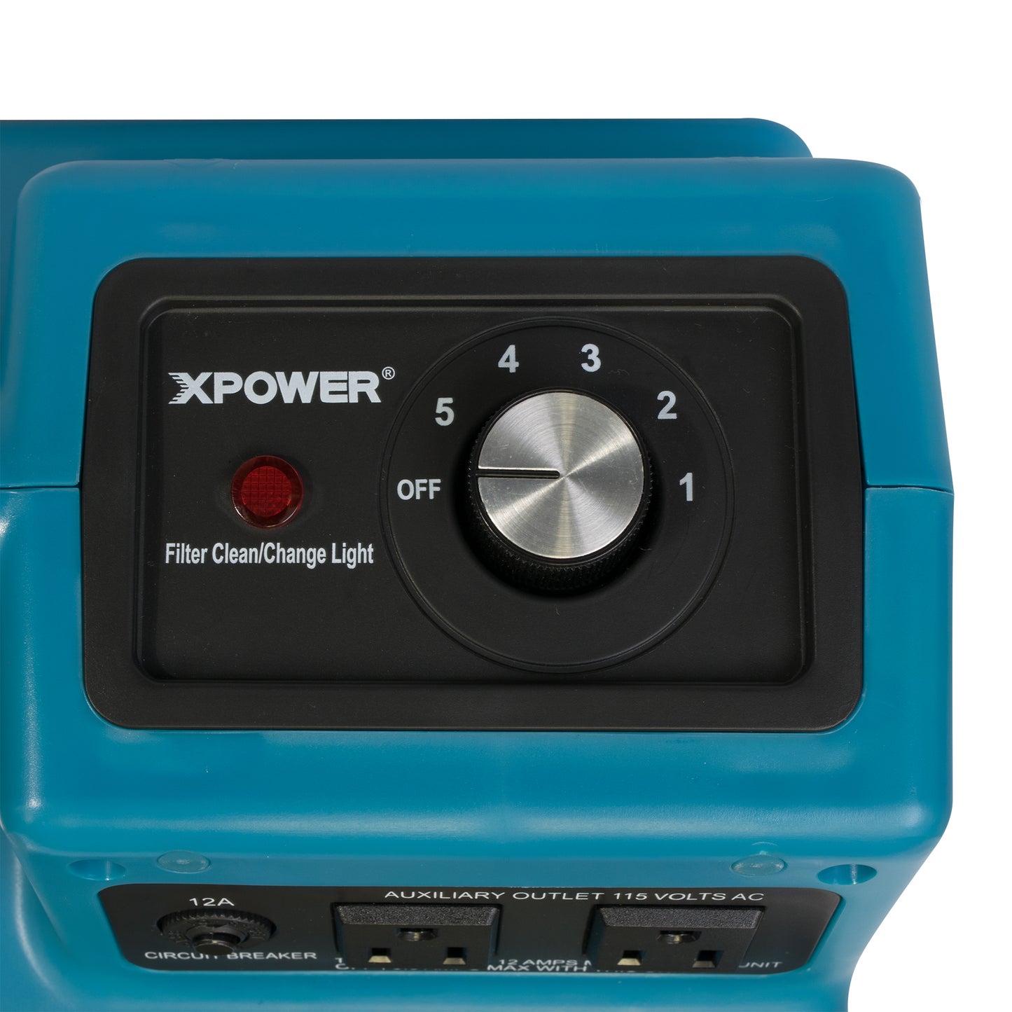XPOWER X-2480A Professional 3-Stage Mini HEPA Air Scrubber (1/2 HP) - 550 CFM