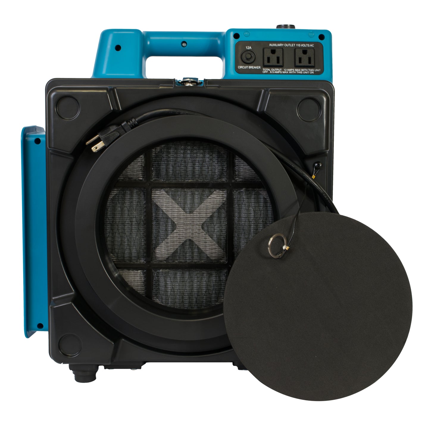 XPOWER X-2480A Professional 3-Stage Mini HEPA Air Scrubber (1/2 HP) - 550 CFM