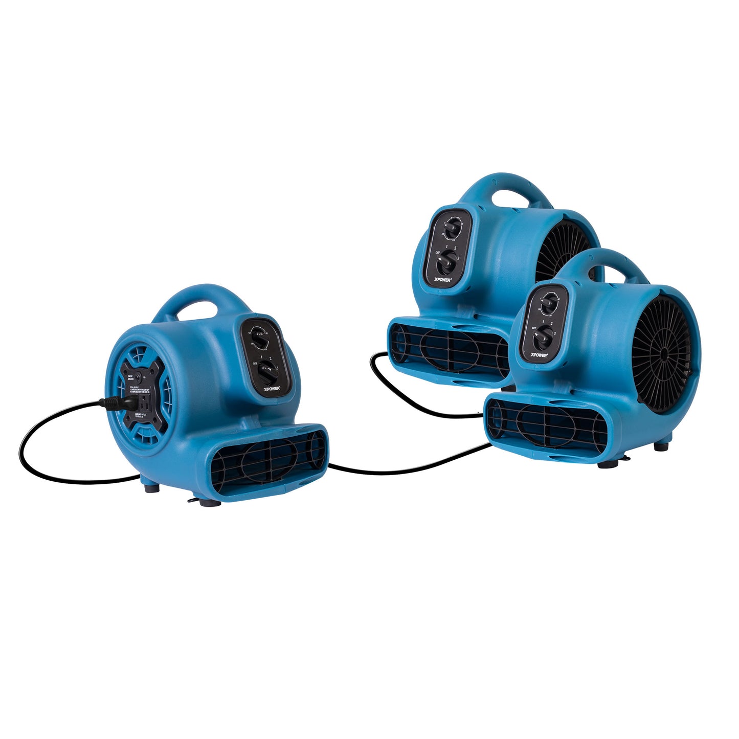 XPOWER P-230AT Mini Air Mover (1/4 HP) - 925 CFM