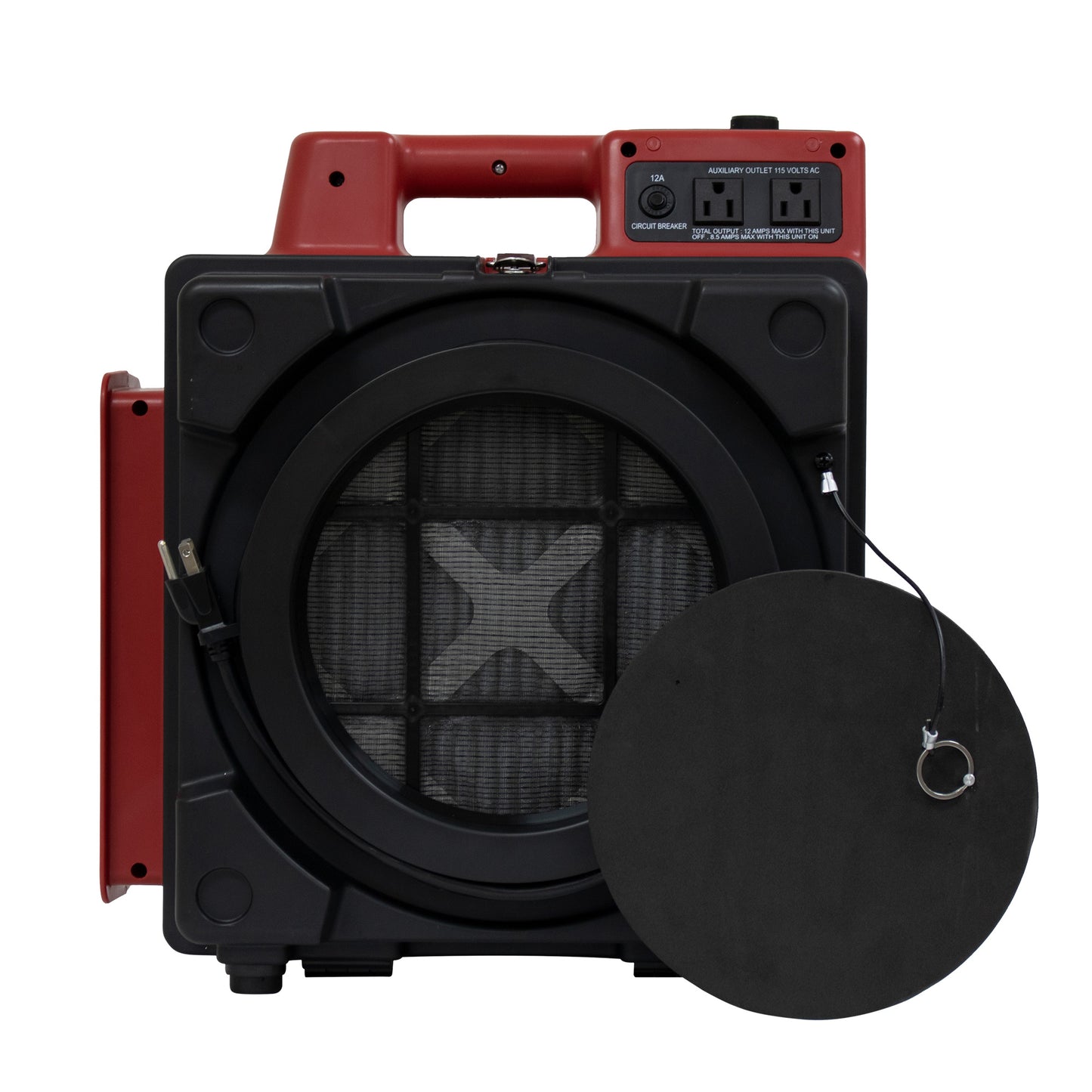 XPOWER X-2480A Professional 3-Stage Mini HEPA Air Scrubber (1/2 HP) - 550 CFM