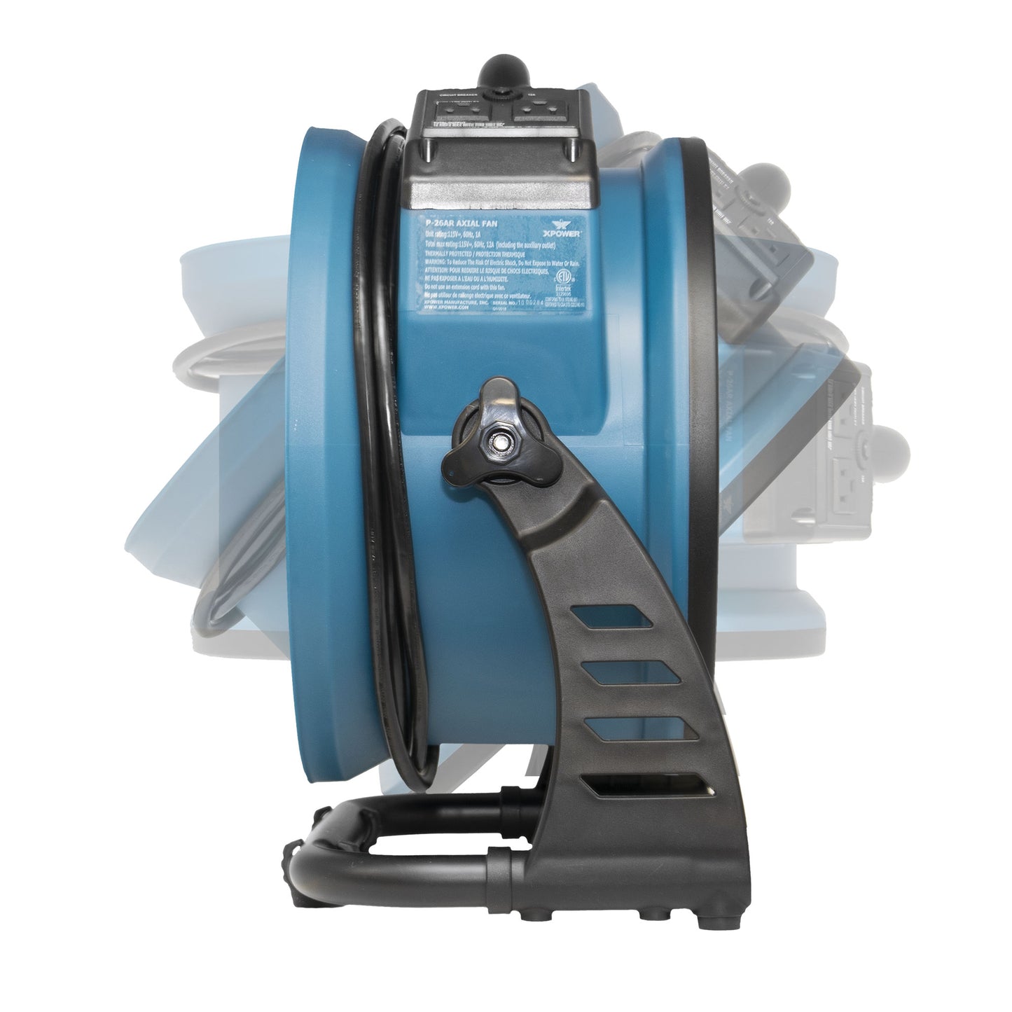 XPOWER P-26AR Industrial Axial Fan Air Mover - 1300 CFM