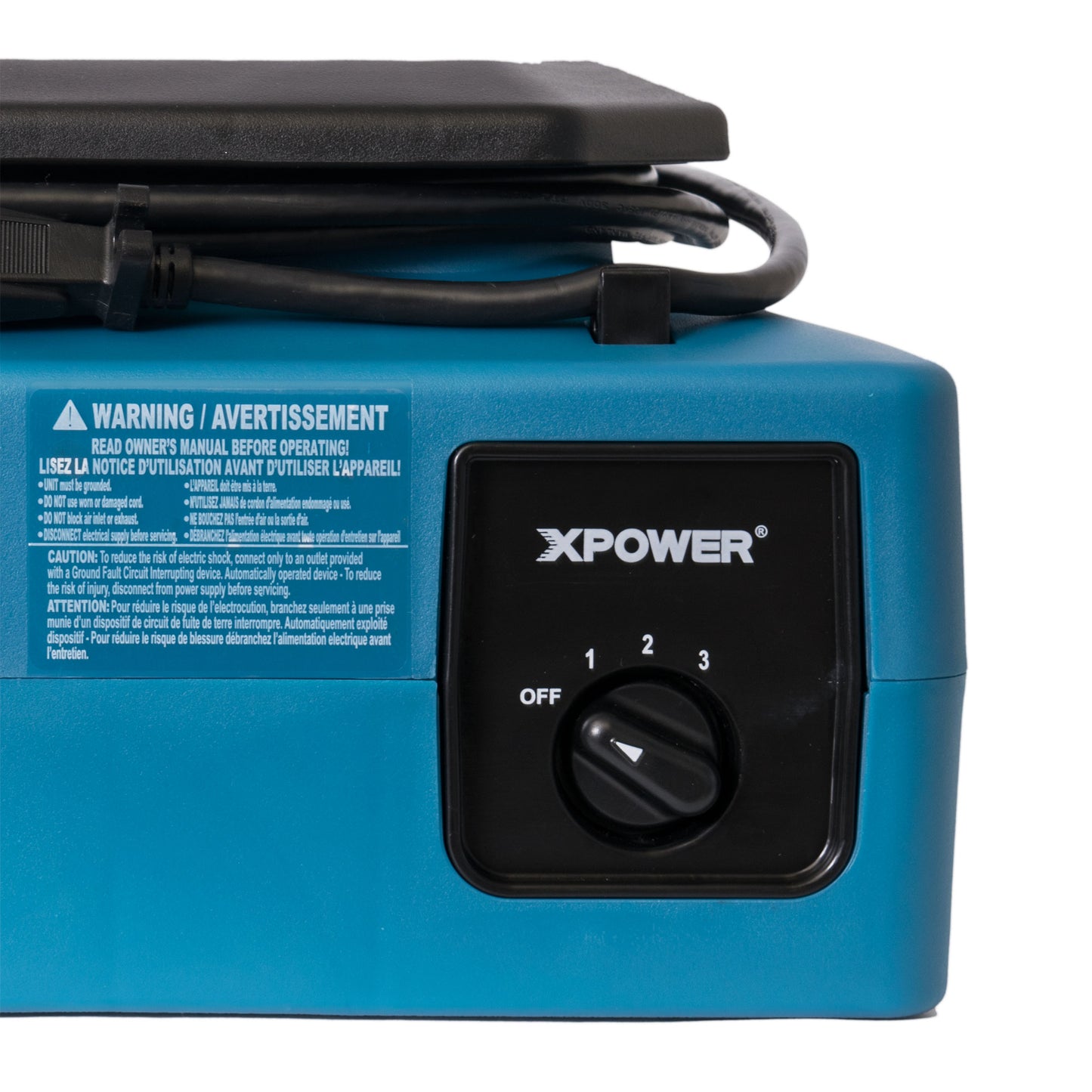 XPOWER PL-700A Professional Low Profile Air Mover (1/3 HP) - 1050 CFM