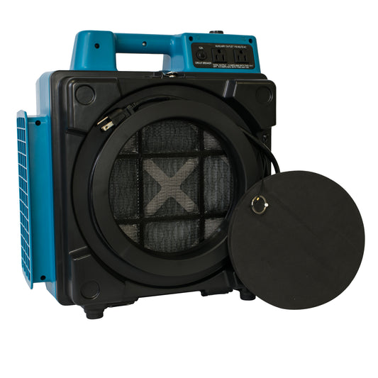 XPOWER X-2480A Professional 3-Stage Mini HEPA Air Scrubber (1/2 HP) - 550 CFM