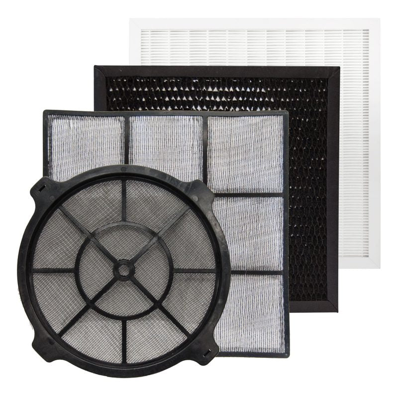 XPOWER X-2580 Professional 4-Stage Mini HEPA Air Scrubber With Activated Carbon Charcoal Filter (1/2 HP) - 550 CFM