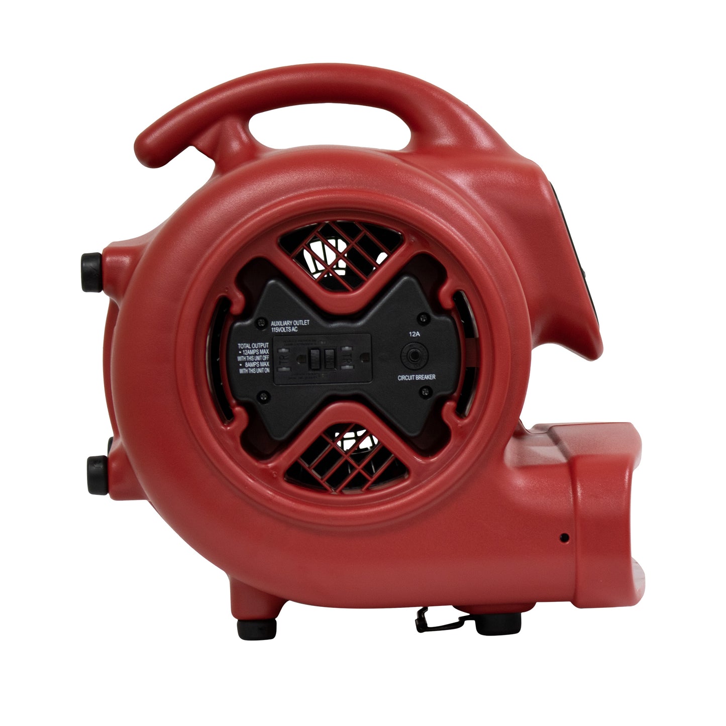 XPOWER X-600A Air Mover with GFCI Daisy Chain (1/3 HP) - 2400 CFM ABS Plastic