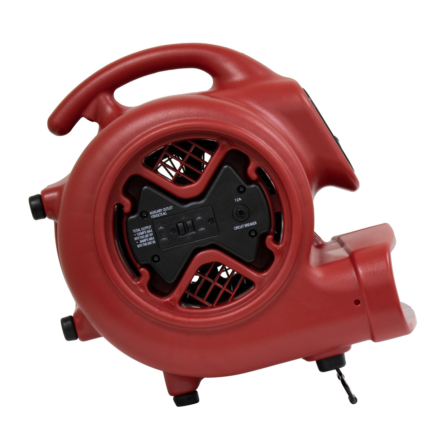 XPOWER X-600A Air Mover with GFCI Daisy Chain (1/3 HP) - 2400 CFM ABS Plastic