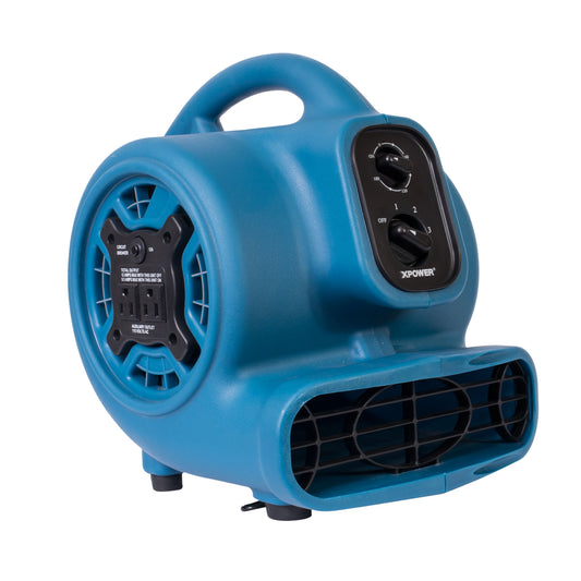 XPOWER P-230AT Mini Air Mover (1/4 HP) - 925 CFM