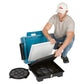 XPOWER X-2580 Professional 4-Stage Mini HEPA Air Scrubber With Activated Carbon Charcoal Filter (1/2 HP) - 550 CFM