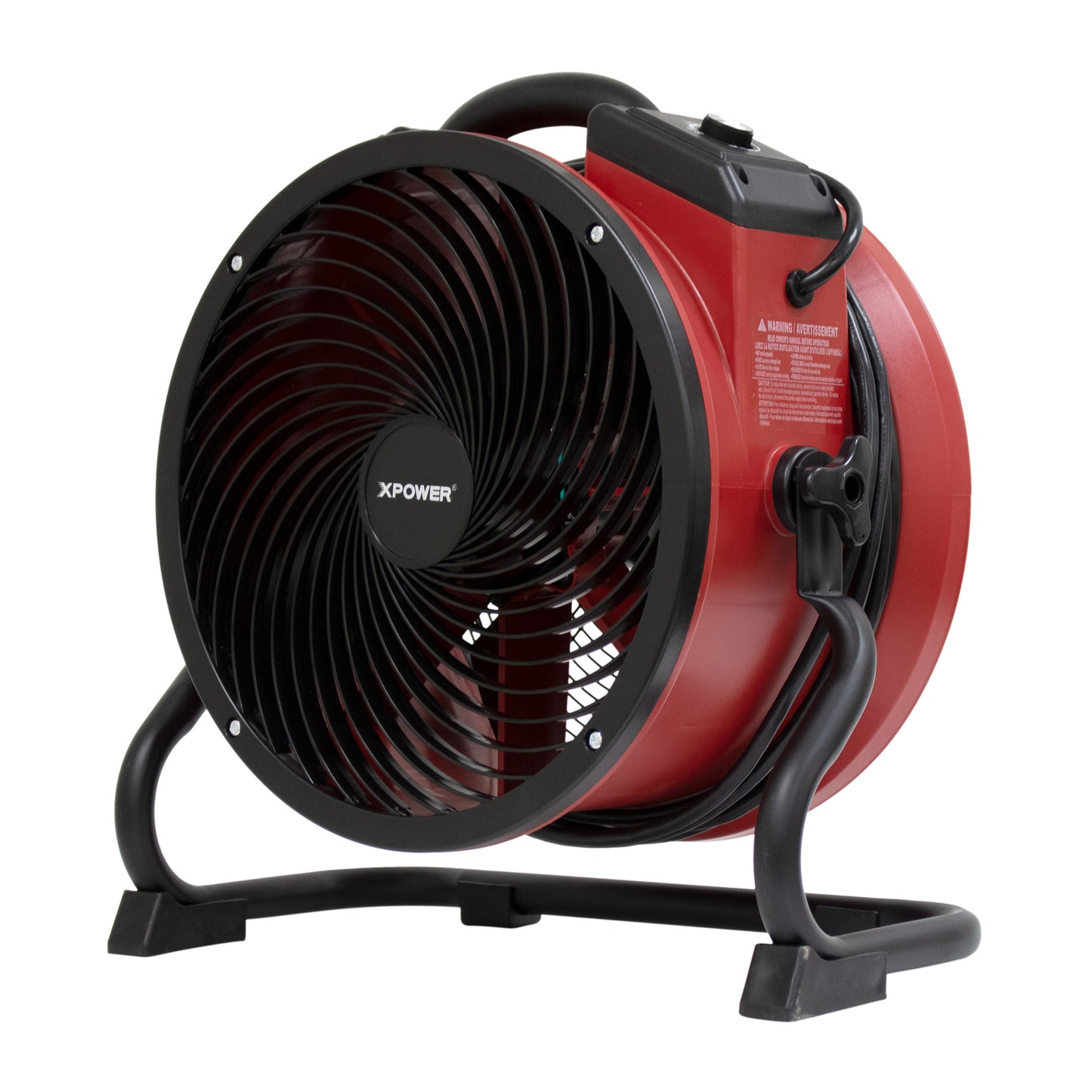 XPOWER X-39AR Professional Sealed Motor Axial Fan (1/4 HP) - 2100 CFM