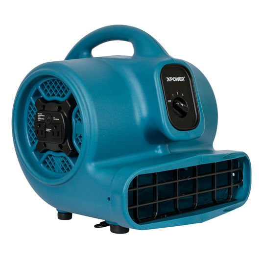 XPOWER X-400A Industrial Air Mover with Daisy Chain (1/4 HP) - 1600 CFM